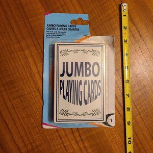Free with purchase. New in package, Jumbo Playing Cards